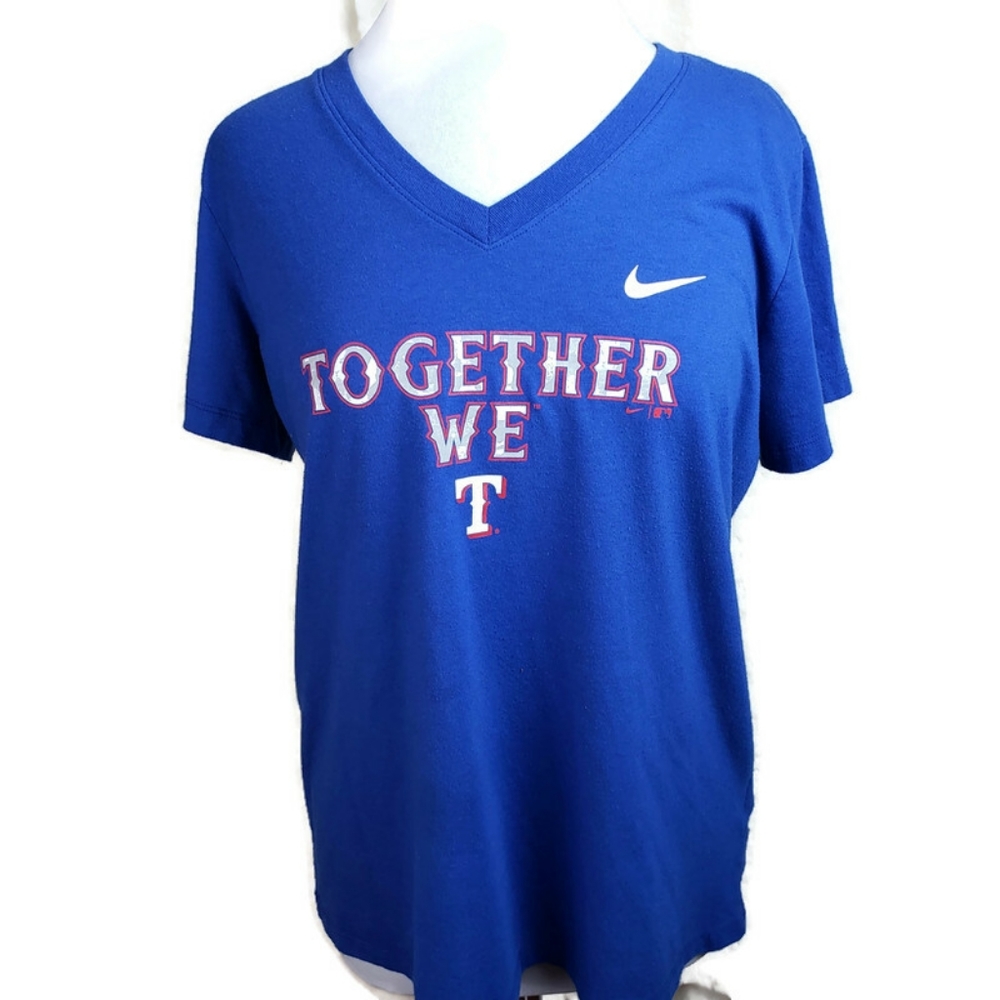 Nike | Texas Rangers Baseball Short Sleeve T-Shirt Women Size L